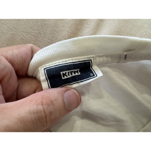 Kith Mens S White Short Sleeve Crew Neck Cotton T-Shirt Windshield Streetwear - Picture 6 of 7